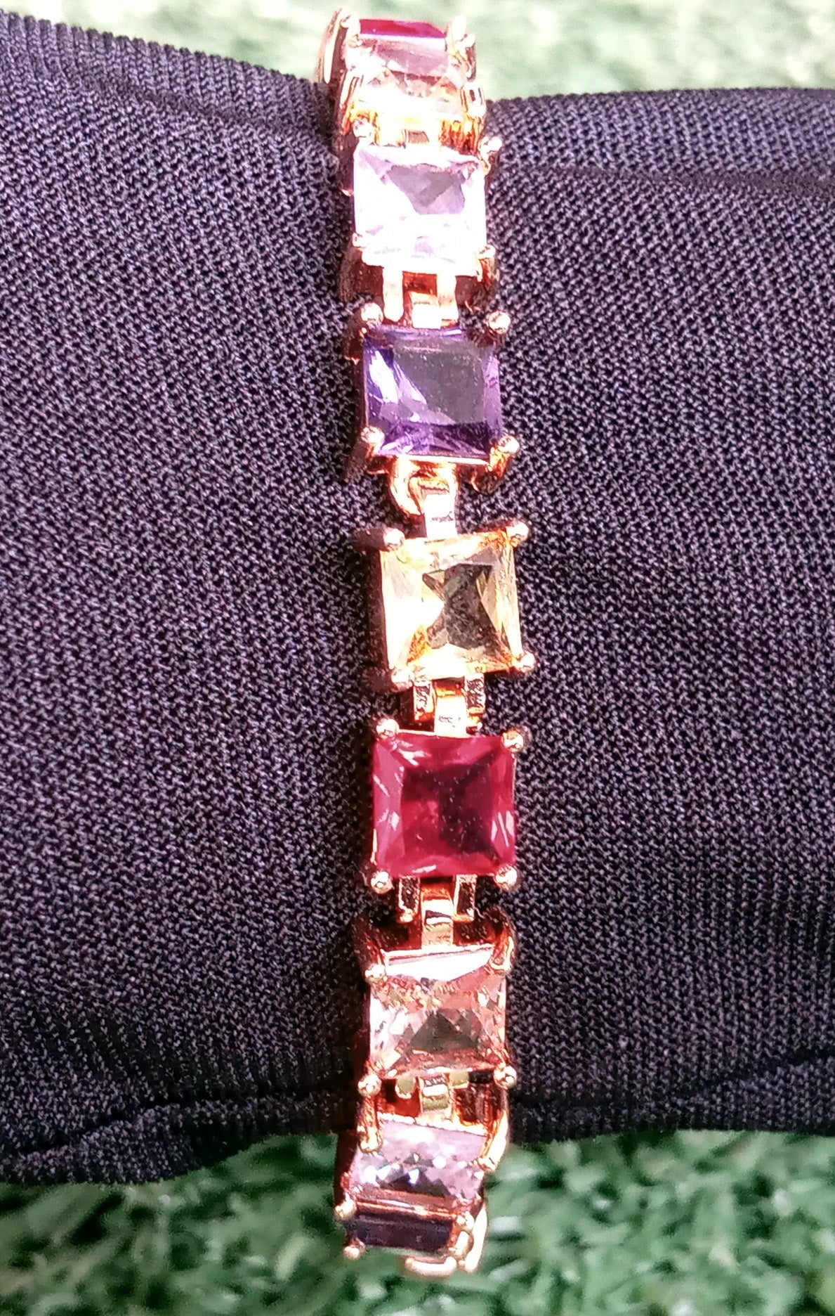 Imported beautiful Zircon square shape bracelets