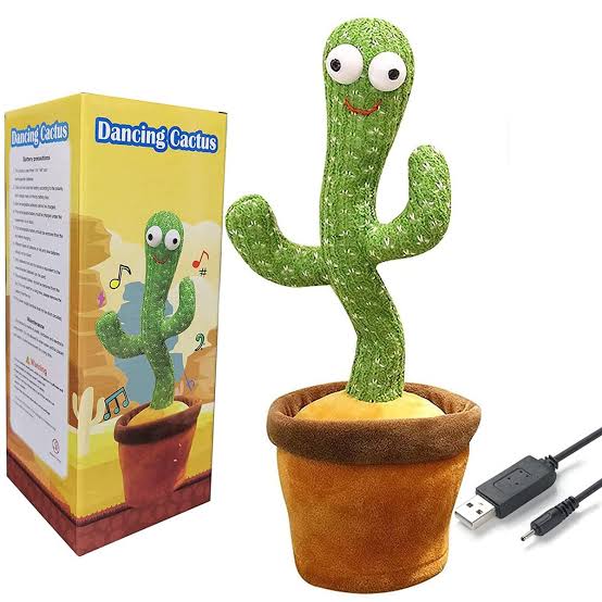 Dancing Cactus Rechargeable (With Android Cable)