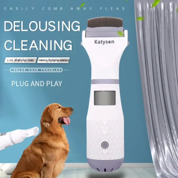 Electric Pet Dog Comb Hair Cleaning Tool Cat Dog Comb