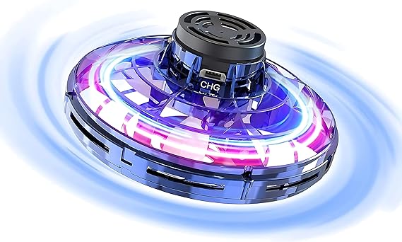Flying Spinner With Led Light, Drone For Kids