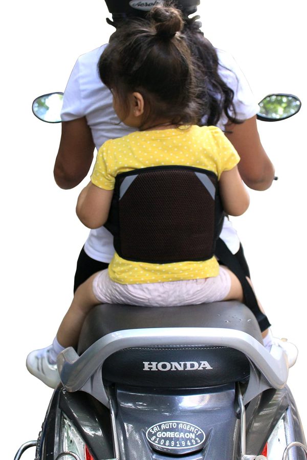 Kids Safety Two Wheeler Seat Belt/front Standing And Sitting Behind Safety Belt